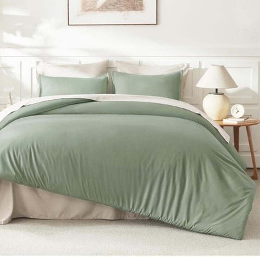 Litanika Comforter Full Size Sage Green, 3 Pieces